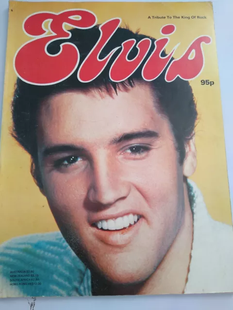 Elvis Presley A Tribute To The King Of Rock And Roll Magazine 1977 His Life