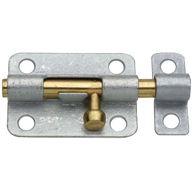 National 3 In. Galvanized Steel Door Barrel Bolt N151878 Pack of 30 National