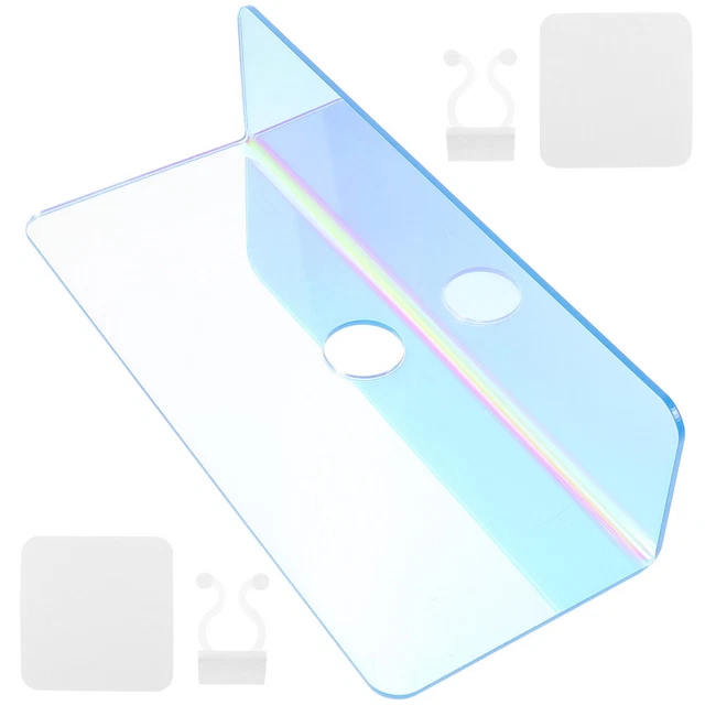 Support Mural Pour Snowboard – Acrylique Transparent 6 Mm, Effet Flottant, écart 6.3 Cm, Vertical, Invisible