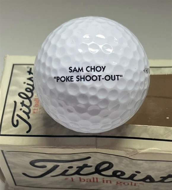 RARE & HTF Sam Choy Poke ShootOut Hapuna Resort Titleist HP Distance
