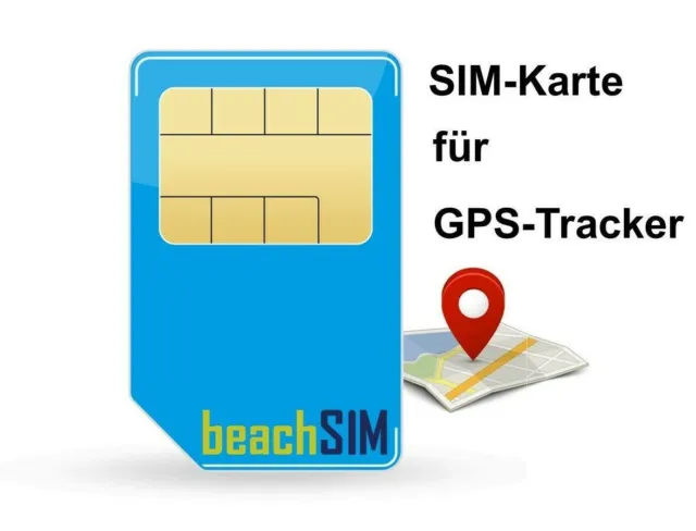 Prepaid SIM-Karte für GPS-Tracker mit 10 € Guthaben z.B. Winnes, Paj-GPS