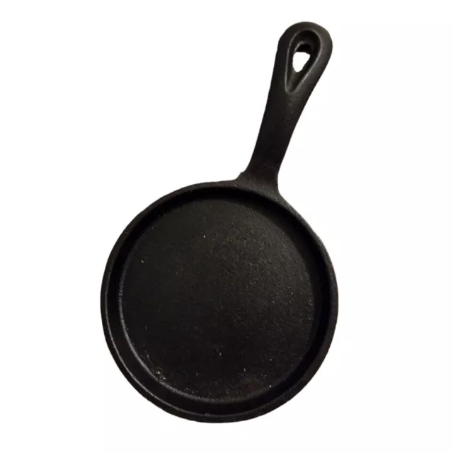 5" Mini Cast Iron Skillet Small Frying Cooking Pan Egg Pancake Camping Hiking