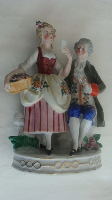 Groupe En Porcelaine De Saxe