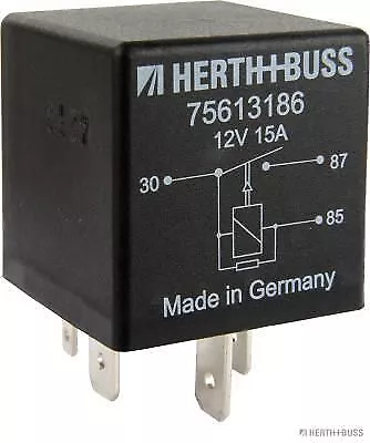 HERTH+BUSS (75613186) Relais, Kraftstoffpumpe für AUDI SEAT SKODA VW