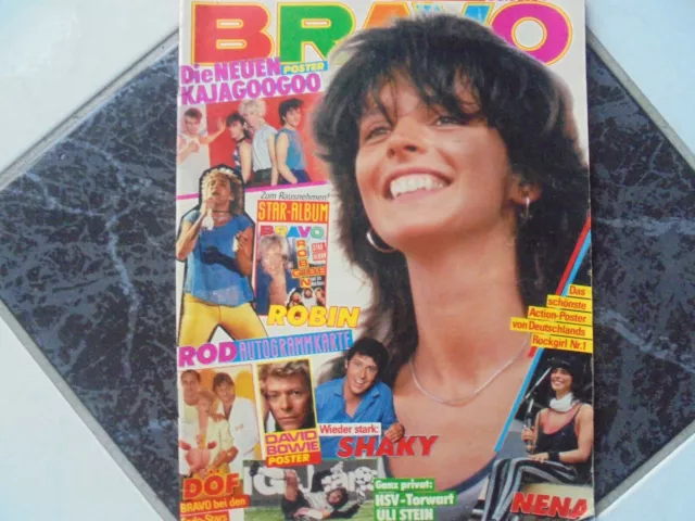 BRAVO 37/1983 TB:Nena/Kajagoogoo Poster u. Starschnitt/Rod Stewart!