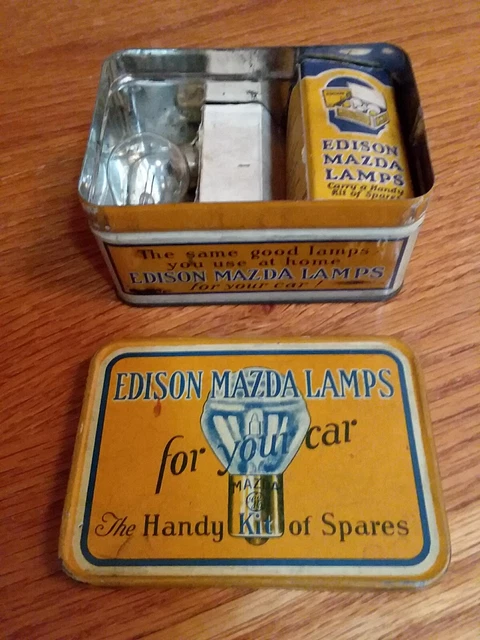 EDISON MAZDA 1920 キャビネットビンテージLAMPS GE