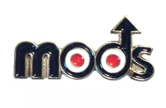 MODS With Roundel Targets & Arrow Scooterist MOD Metal Scooter Bike Badge NEW