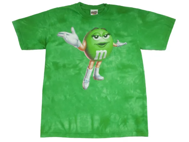 M&M's Ms. Green Shrug Vintage Candy All Over Funny Humor Tee Shirt AOP Y2K Dye