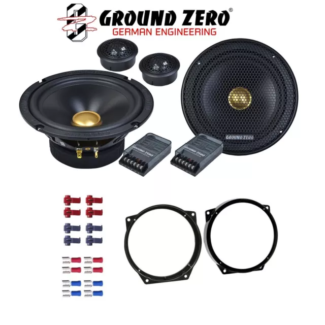 Ground Zero Lautsprecher Auto 16cm Boxen Kompo Set für MINI Mini Cabriolet R52