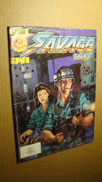Savage Tales 3 *Solid Copy* Larry Hama G.i. Joe Marvel 1986