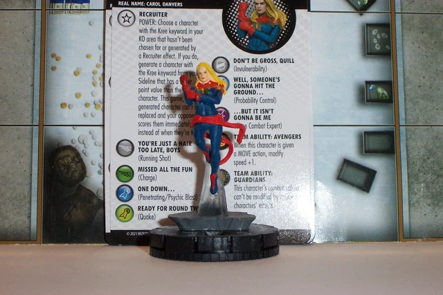 CAPTAIN MARVEL  # 039  War of the Realms Marvel Heroclix Rare