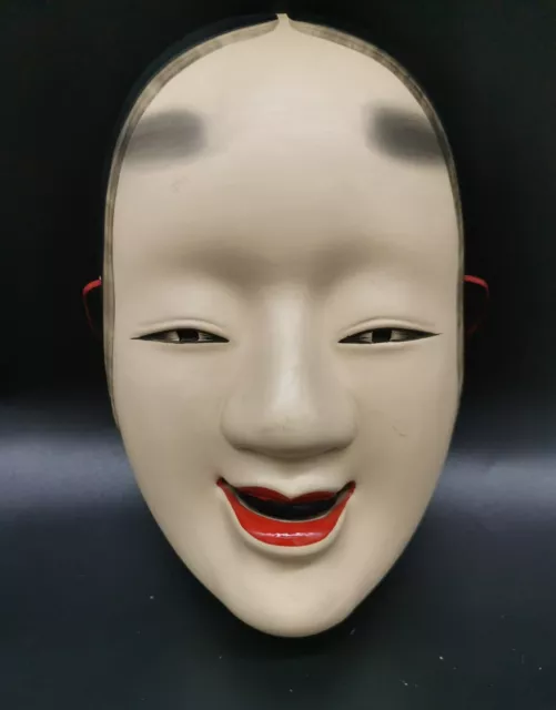 JAPANESE TRADITIONAL FACE mask woman noh kabuki noumen ceramic $69.00 ...