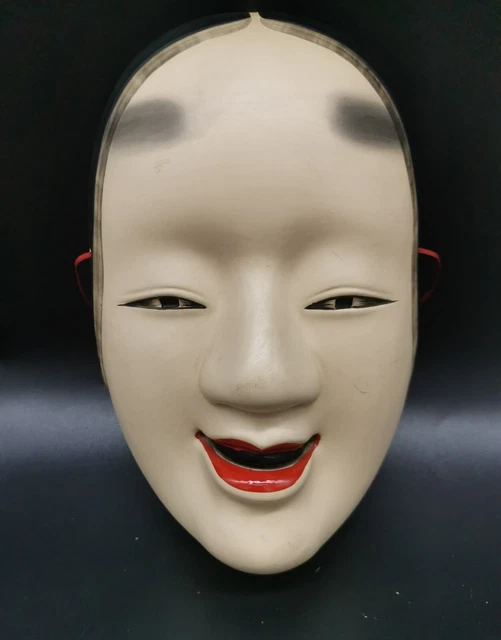 JAPANESE TRADITIONAL FACE mask woman noh kabuki noumen ceramic 69.00
