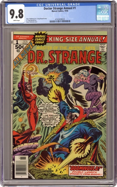 Doctor Strange Annual #1 CGC 9.8 1976 4142428022