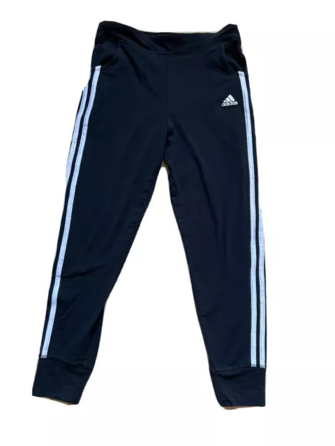ADIDAS YOUTH GIRLS 3 Stripe Tight Leggings Jogger Athletic New $17.49 -  PicClick
