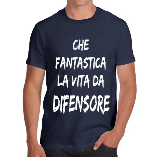 T Shirt Difensore Calcio Che Fantastica La Vita Maglietta Bomber T-Shirt Fatica