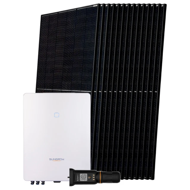 Sungrow Installation Solaire 5,32 Kw Compl. Kit 14x 380 W Module Solaire 3Ph