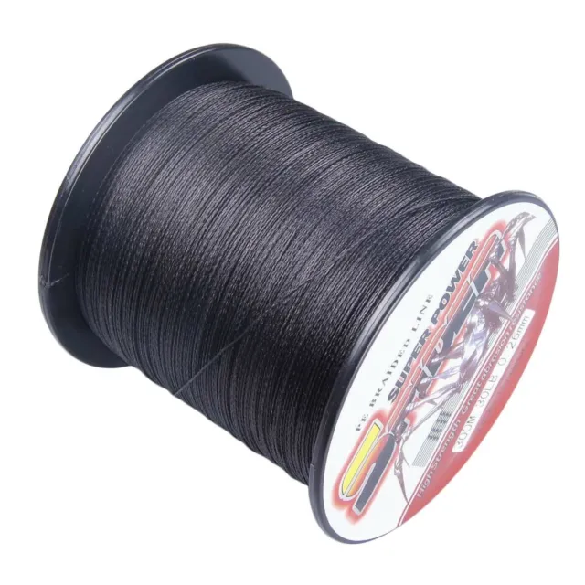 Hilo de línea de pesca trenzado Spider 100M-2000M negro Power Dynema PE 6 LB-500 LB