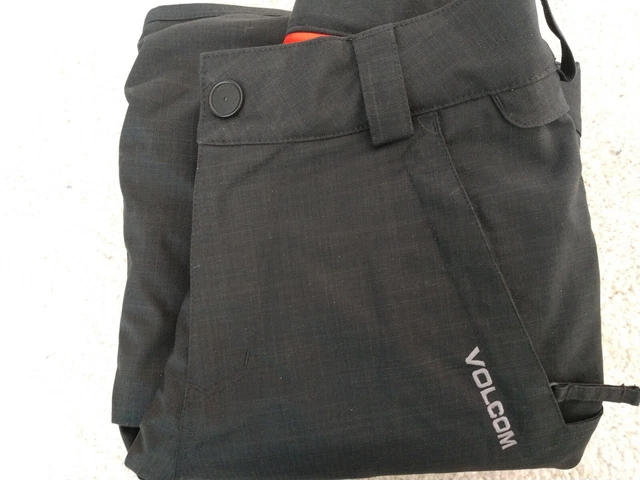 Volcom Freakin YOUTH Snowboard Pants YOUTH Large Chino Waterproof BLACK Volcom Freakin YOUTH Snowboard Pants YOUTH Large Chino Waterproof BLACK