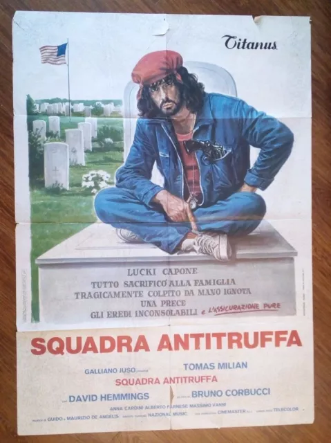 Film- Squadra Antitruffa,Anno 1977-Manifesto Originale(100 X 140)N.120