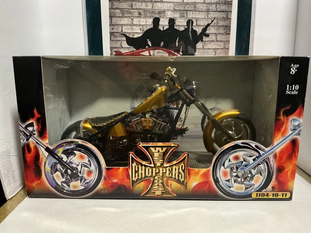 Moto Miniature West Coast Choppers Sturgis Special - 1:10 - Jesse James - Neuve