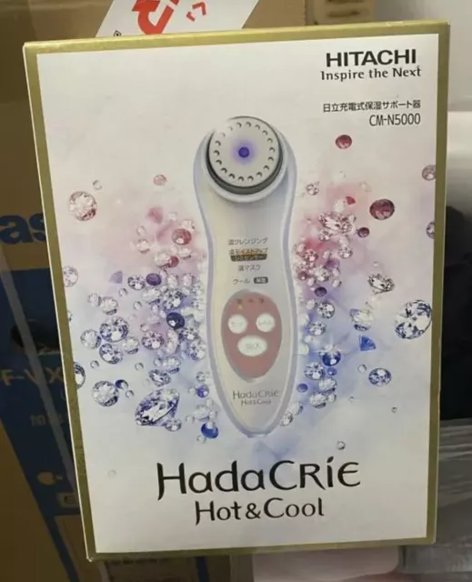 HITACHI Hada Crie Hot & Cool CＭ-N5000 Rechargeable Moisturizing Machine White