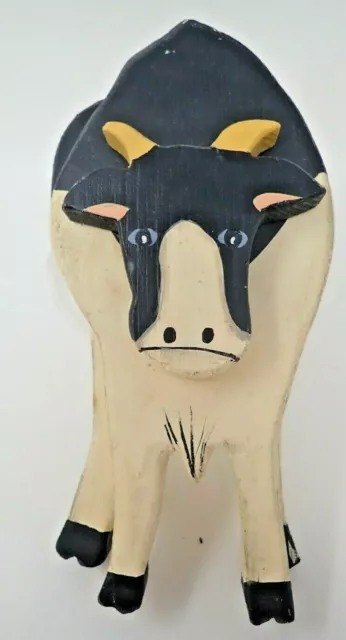 Wall Hanging Cow with Udders 3D Smooshed Vintage 1980s