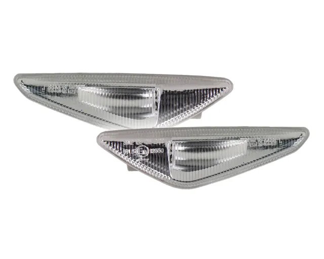 TYC Set Frecce Laterali LED 18-0458-00-9 Anteriore Sinistro + Destro per BMW 06-14
