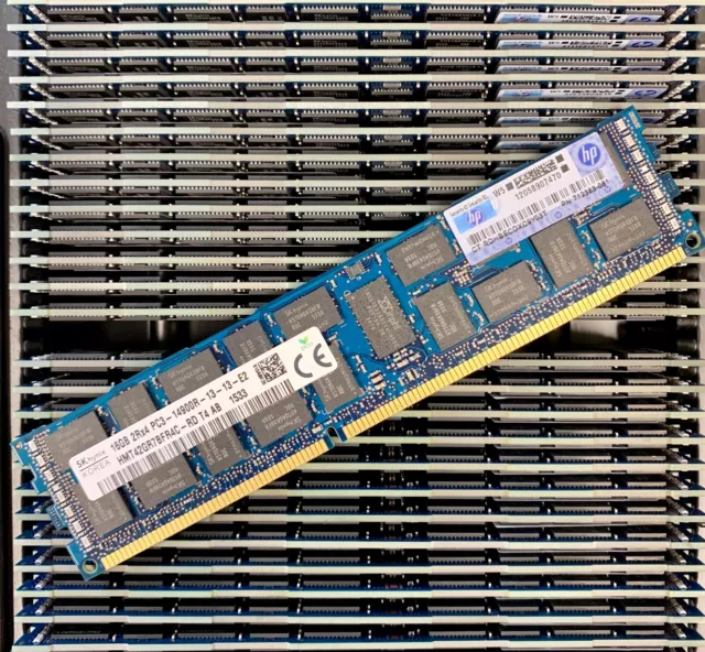 HPE 64GB 4 X 16Gb Proliant DL380E Mémoire PC3-14900R DDR3-1866Mhz 708641-B21