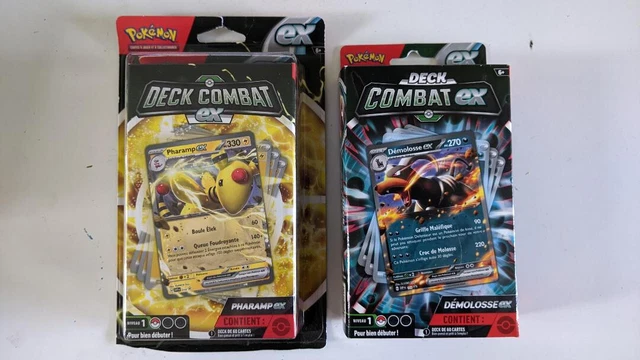Pokémon: Deck Combat Pharamp-ex et Lot de 2 boosters du JCC Pokémon En vente flash à 22.99€‼️ Ici ⚡️➡️  Lien rémunéré par Amazon
