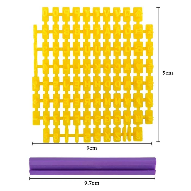 UKOFEW Eporte Piece Alphabet Et Chiffre,150 Pièces Tapons à Biscuits
