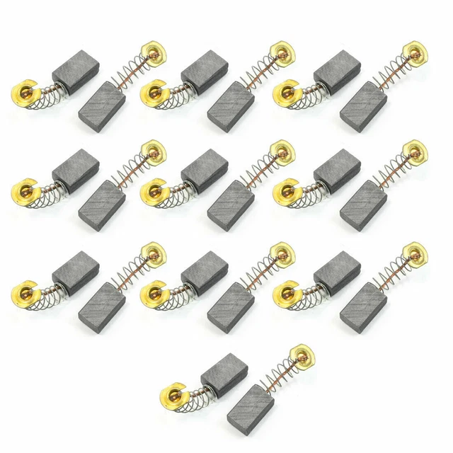 20 PCS 14.2mmx9mmx6mm Motor Carbon Brushes