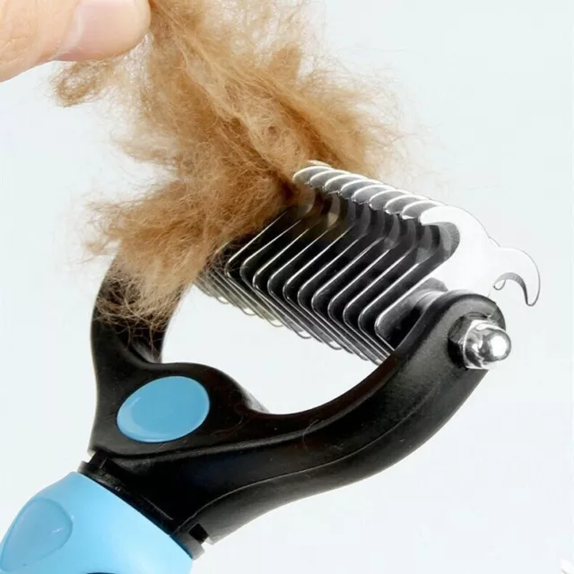 Dog Pet Cat Grooming Comb Brush Undercoat Rake Dematting Deshedding Trimmer HOT 2