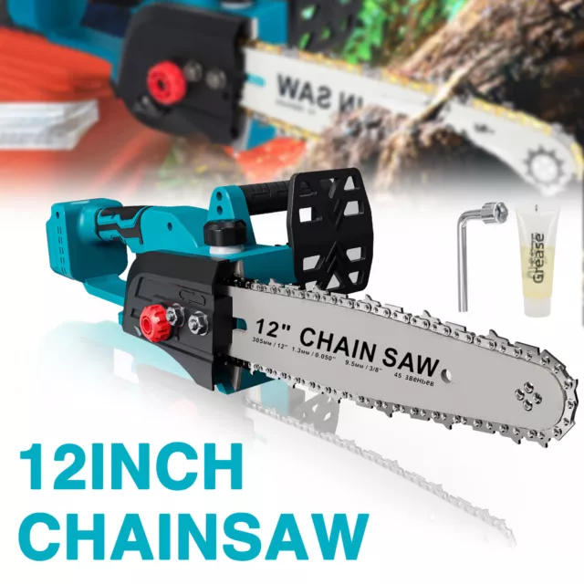 For Makita 12"  Electric CordlessChainsaw One-hand Saw Wood Pruning Cutter Body