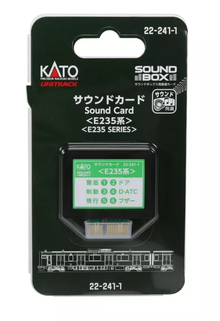 KATO Ngauge Sound Card E235 Series 22-241-1 Railway Model Supplies 603