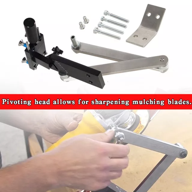 15°-45° Adjustable Lawn Mower Blade Sharpener Tool pour Grinding Machine E3