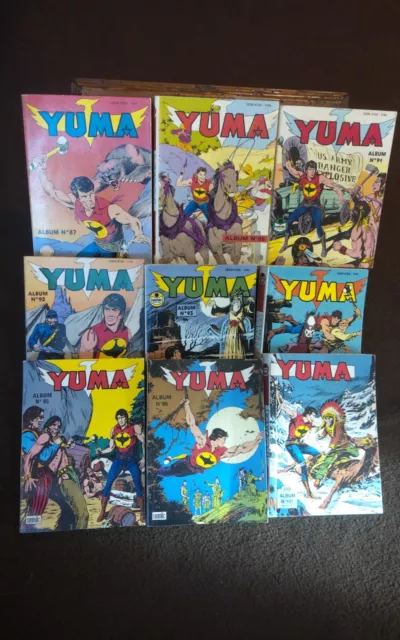 YUMA Album Lot De 9 Tomes Semic Tbe