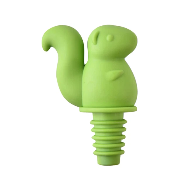 Tappo Per Vino A Forma Di Fiore In Silicone: Set Regalo 4 Colori (Blu, Rosso, Verde, Viola) - Tappo Champagne E Bottiglie