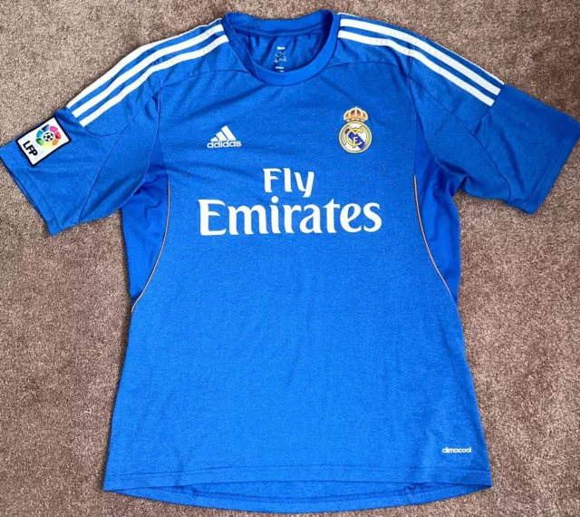 Real Madrid Away 2013 - 2014 Football Shirt Soccer Jersey Adidas Mens Medium