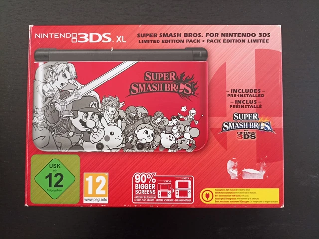 Nintendo 3DS XL Console et Super Smash Bros Édition Limitée Pack - Rouge (2014)