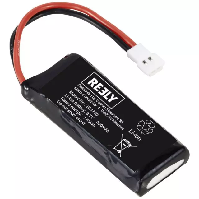 Reely Pack de batterie (LiPo) 7.4 V 1000 mAh Nombre de cellules: 2 25 C  Softcase BEC - Conrad Electronic France