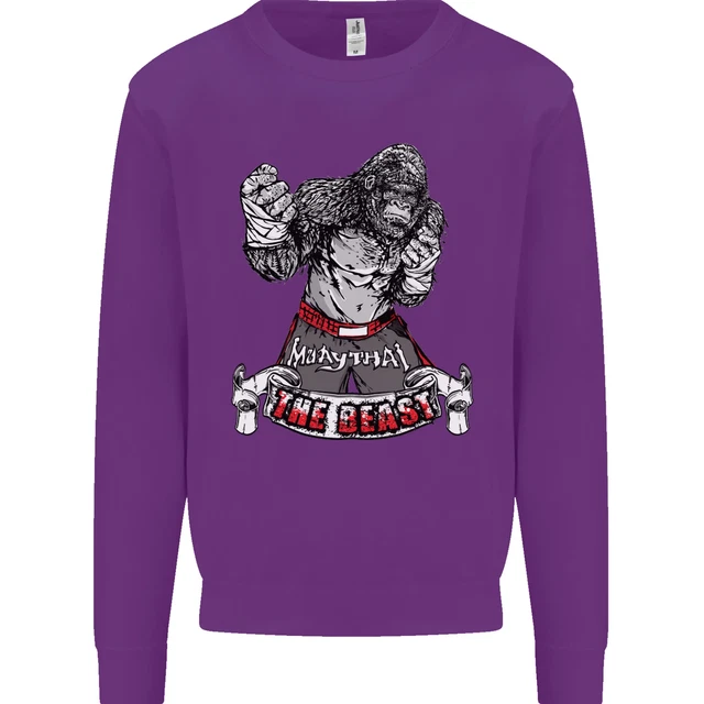 Felpa Maglione Muay Thai The Beast MMA Arti Marziali Miste 10