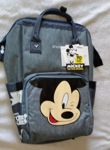 Baby Diaper Bag Pack anello Mickey Mouse Waterproof Traveling Multifunction Bag