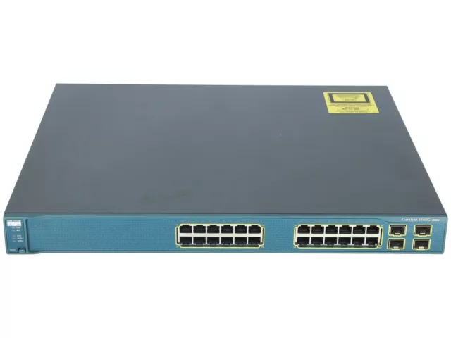 CISCO - WS-C3560G-24TS-E - Catalyst 3560 24 10/100/1000T + 4 SFP Enhanced Image