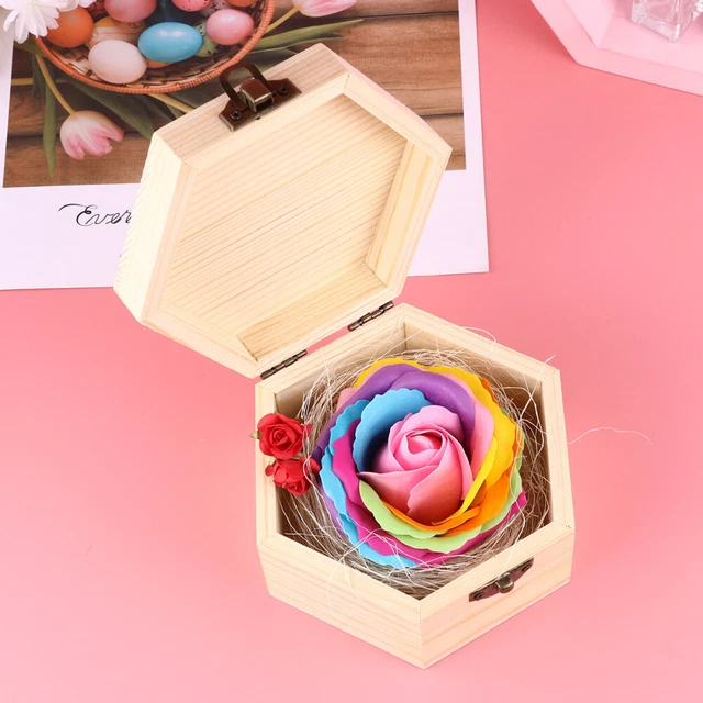 Valentine Seife Rose Ätherisches Öl Seife Blumen Blütenblatt
