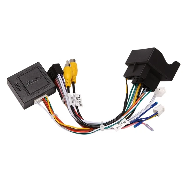 Car Stereo Audio 16 PIN Android Wiring Harness Adapter + Canbus Box for 300 J7C2