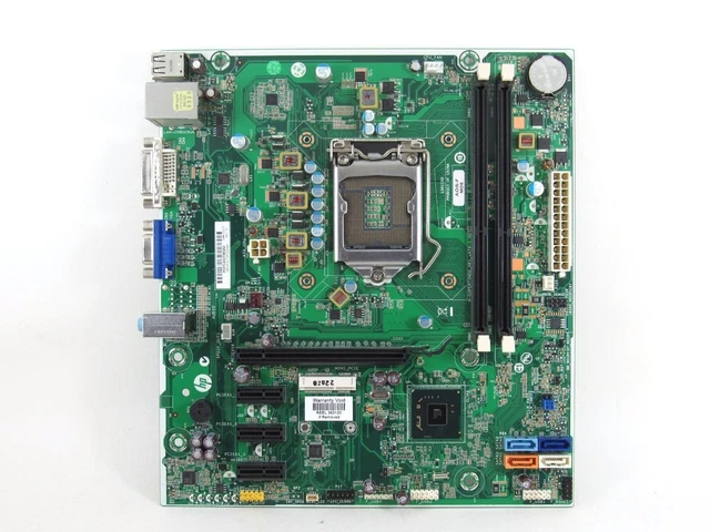 Carte Mère HP 657002-001 REV 0H Avec Plaque – Pour PC HP Pro 3400 MT, Occasion En état Fonctionnel
