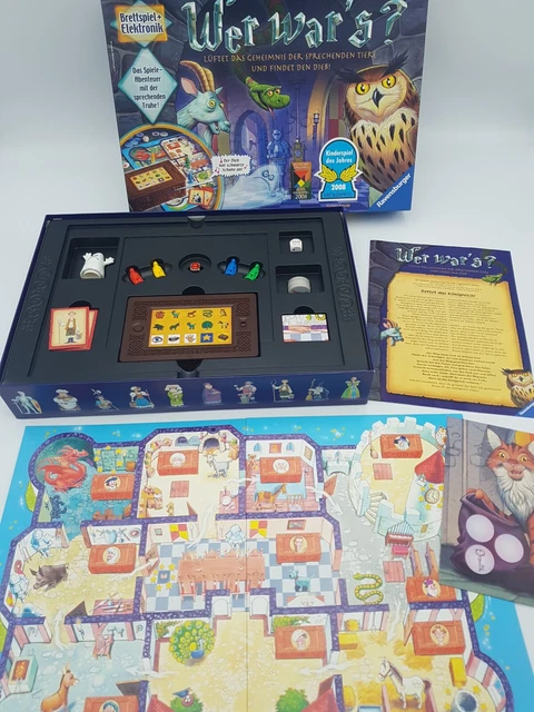 Wer wars war's? Ravensburger - Abentuer Geheimnis Kinderspiel des Jahres 2008