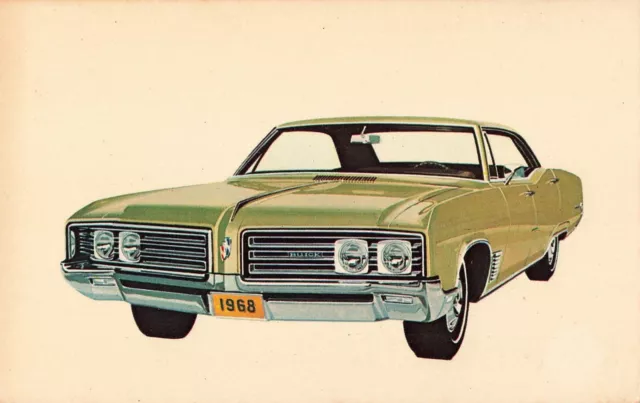 1968 Buick Wildcat Postcard City Service Motor Lafayette, IN Classic Car   X1*