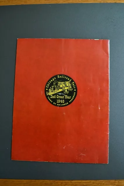 Vintage 1949 Chicago Railroad Fair Official Guide Book 2
